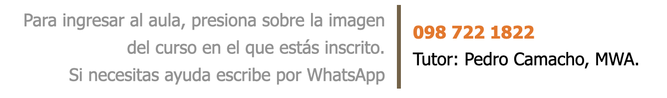 Contacto con el tutor